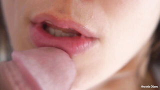 Close frame of an explicit scene in sharp indoor light