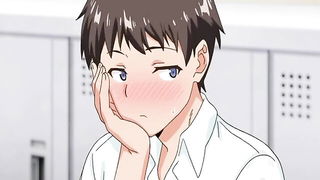 Explicit massage scene in a softly lit room