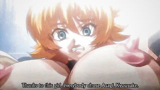 Explicit massage scene in a softly lit room