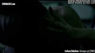 Explicit doggy style scene on a wide bed