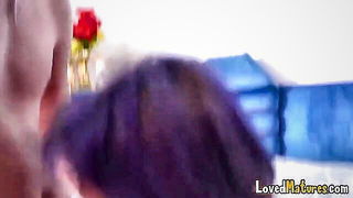 Close frame of an explicit scene in sharp indoor light