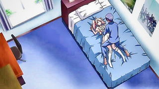 Close frame of an explicit scene in sharp indoor light