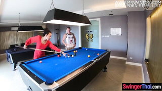 Close frame of an explicit scene in sharp indoor light