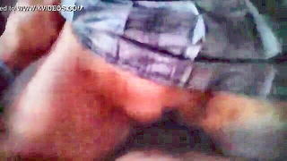 Explicit doggy style scene on a wide bed