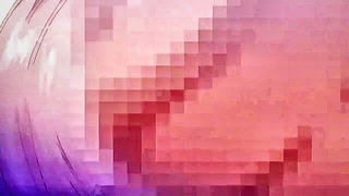 Close frame of an explicit scene in sharp indoor light