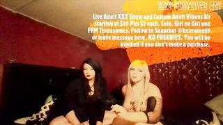 Amateur couple on a living room sofa in explicit scene