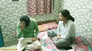 Pair of performers in motion on a wide bed