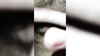Close frame of an explicit scene in sharp indoor light