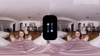 Pair of performers in motion on a wide bed