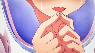 Explicit massage scene in a softly lit room