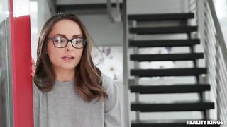 Explicit massage scene in a softly lit room