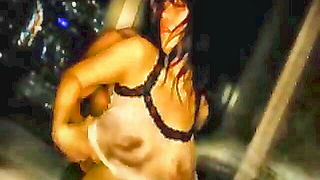Explicit doggy style scene on a wide bed