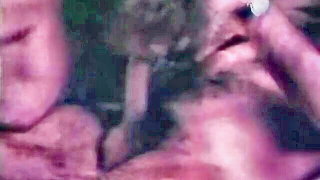 Close frame of an explicit scene in sharp indoor light