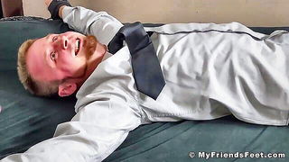 Explicit doggy style scene on a wide bed