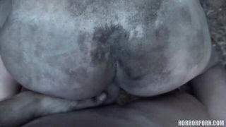 Close frame of an explicit scene in sharp indoor light