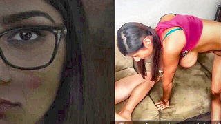 Explicit massage scene in a softly lit room