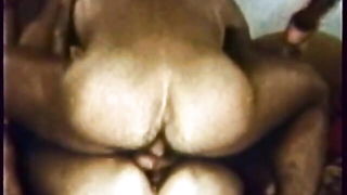 Close frame of an explicit scene in sharp indoor light