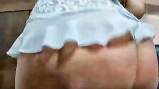 Close frame of an explicit scene in sharp indoor light