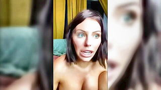 Explicit doggy style scene on a wide bed