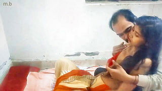 Explicit doggy style scene on a wide bed