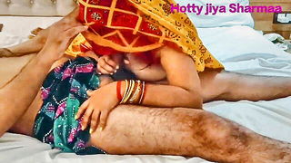 Explicit doggy style scene on a wide bed
