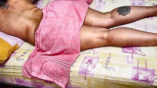 Explicit doggy style scene on a wide bed
