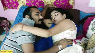 Explicit doggy style scene on a wide bed