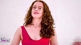 Explicit massage scene in a softly lit room