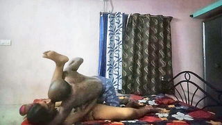 Explicit doggy style scene on a wide bed