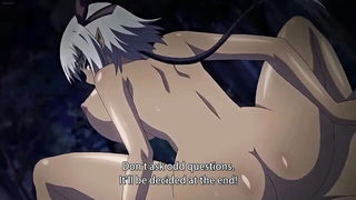 Explicit doggy style scene on a wide bed