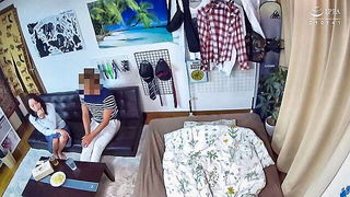 Explicit doggy style scene on a wide bed
