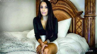 Explicit massage scene in a softly lit room