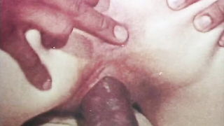 Close frame of an explicit scene in sharp indoor light