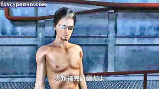 Close frame of an explicit scene in sharp indoor light