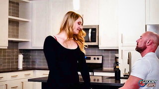 Close frame of an explicit scene in sharp indoor light