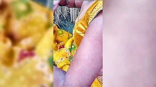 Close frame of an explicit scene in sharp indoor light