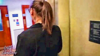 Explicit massage scene in a softly lit room