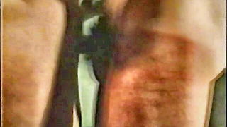 Close frame of an explicit scene in sharp indoor light