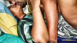 Close frame of an explicit scene in sharp indoor light