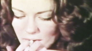 Close frame of an explicit scene in sharp indoor light