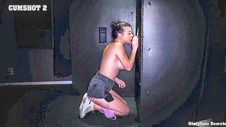 Close frame of an explicit scene in sharp indoor light