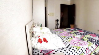 Explicit doggy style scene on a wide bed