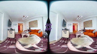 Couple mid-scene in a dim bedroom