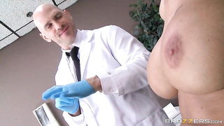 Explicit massage scene in a softly lit room