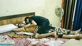 Explicit massage scene in a softly lit room
