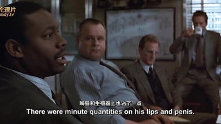Explicit massage scene in a softly lit room