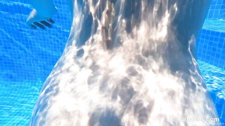 Close frame of an explicit scene in sharp indoor light