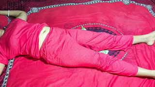 Explicit doggy style scene on a wide bed