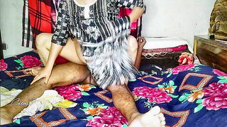 Explicit doggy style scene on a wide bed