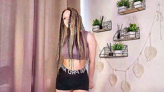 Explicit doggy style scene on a wide bed